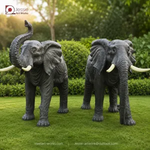 Modern Elephant Sculpture for Landscape Design Projects thumbnail-5