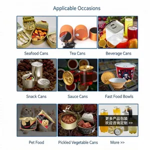 Can Sealing Machine Semi-automatic Food and Beverage Can Sealing Machine Soy Milk Powder Can Packaging Machine thumbnail-4
