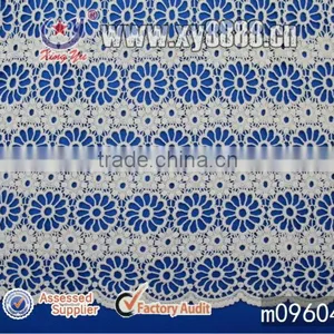 2014 Apparel Garment Accessories M09604 Cotton Custom Lace Fabric thumbnail-1