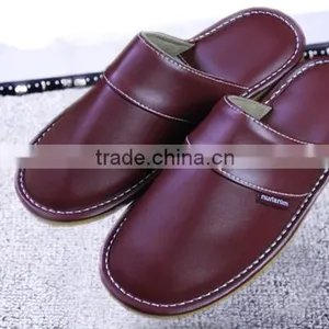 Winter Leather Couple Home Cotton Warm Slippers Newest Soft-soled Slippers thumbnail-3