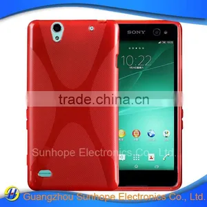 X Line Design Tpu Cell Phone Cover for Xperia C4 E5333 thumbnail-1