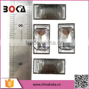 New Design Vintage Gunmetal Alloy Acrylic Rhinestone Decoration For Apparel thumbnail-3