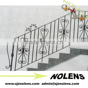 Wrought Iron Balcony Railingl/Iron Staircase Designs/outdoor Wrought Iron Railings From Factory With Quality Tested thumbnail-1