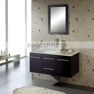 Dual Sink Bathroom Wooden Vanity X010 thumbnail-5