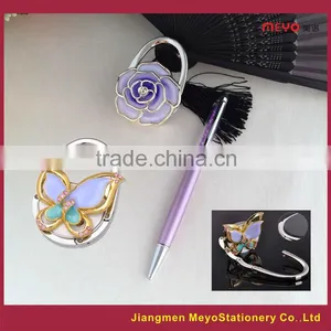 Touch Ball Pen And Folding Women's Purse Decorative Hanger Hook,Promotional Gift Set 2015 thumbnail-2