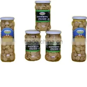 Fresh Canned Champignons Whole in Glass Jar thumbnail-1