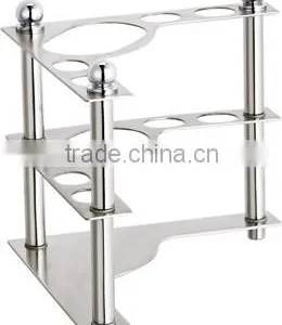 Stainless Steel Table Toothbrush / Tumbler Holder Factory thumbnail-1