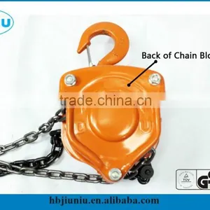 Colorful Snatch Block Chain Manual Chain Block 5 Ton Chain Pulley Block thumbnail-3