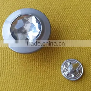 20mm Rhinestone Metal Jeans Tack Button For Jeans Clothes --- J1548 thumbnail-2