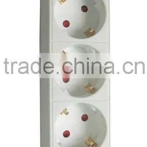 New 4way Switch German Socket Power Strip thumbnail-1