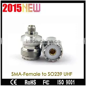 Joytone AC-10 Sma-female to SO239 UHF Antenna Adapter Connector thumbnail-1
