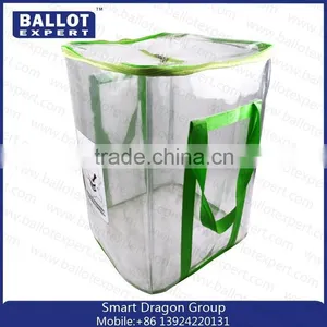 Custom Made Plastic Storage Boxes/ Clear Pvc Ballot Box thumbnail-1