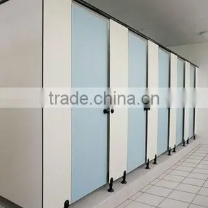 Guangdong Public Compact Laminate Hpl Toilet Partition Board thumbnail-1
