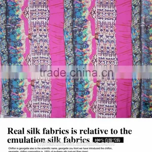 Supply 100% Silk Satin Chiffon Fabric thumbnail-5