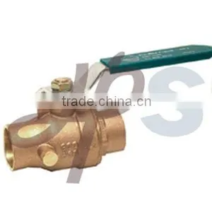 Bronze Ball Valve With Drain thumbnail-1