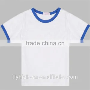 Popular Short Sleeve Custom 100% Cotton Kids t Shirt thumbnail-3