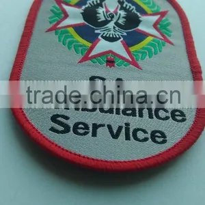 China Munufacturer Supply Good Quality Over Lock Border Custom Badge thumbnail-1