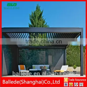 Aluminium Automatic Motorised Weatherproof Louvre Roof thumbnail-5