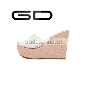 GDSHOE Ladies Open Toe Wedge Heels Sandal Slippers thumbnail-6