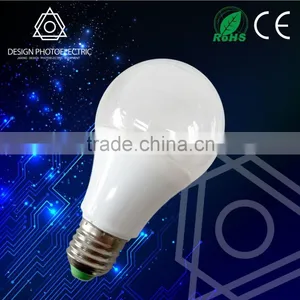 China E27 LED Light Bulb Plastic Cover With Heat Sink Aluminum 10W thumbnail-1
