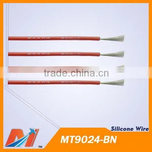 Maytech Insulated Power Silicon Wire 22awg High Flexible Silicone Cable BROWN Color thumbnail-1