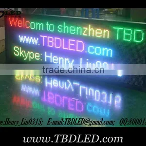P10 Programable Full Color Outdoor Led Message Sign Board Display thumbnail-1