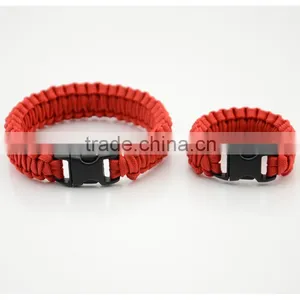 2016 Army Survival 550 Parachute Cord Bracelet With Plastic Buckle for Outdoor Survival thumbnail-5