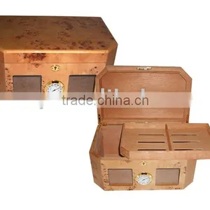 Mapa Burlwood Cigar Humidor and Cigar Case thumbnail-1