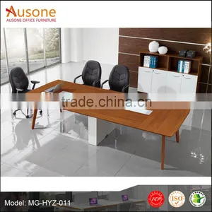 High Top Melamine Meeting Table Modern Conference Table thumbnail-1
