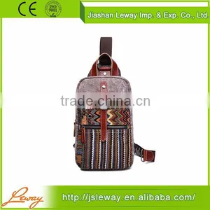Durable Sporty Casual Thick Canvas Crossbody Sling Bag Cooler Single Backpack for Cycling thumbnail-2