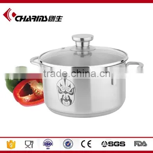 Large Electric Induction Stainless Steel Stock Pot Cooking Cookware Pot With Cover thumbnail-1
