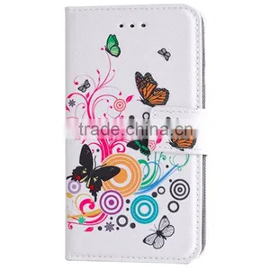 Printed PU Flip Wallet Leather Phone Case For Sony Xperia Z5 thumbnail-5