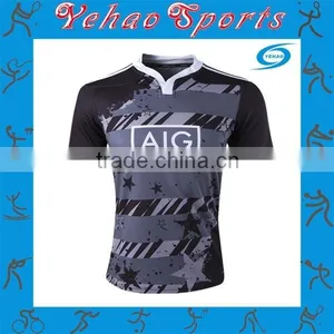 Professional Athletes Wholesale Dry Fit Sublimated Rugby Jersey thumbnail-5