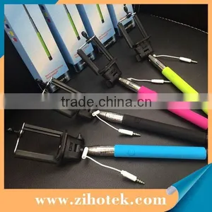 2015 New Tripods Products Wired Monopod Selfie Stick Z07-5S Cable Take Pole Selfie Stick thumbnail-4