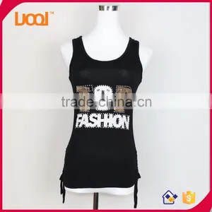 Wholesale Custom Cotton Tank Tops for Women OEM Service thumbnail-1