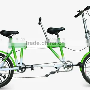 20 Inch Folding Tandem Bike / Single Speed Tandem Bicycle thumbnail-1