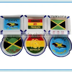 Jamaica Ceramic Souvenir Ashtray By Handpainted thumbnail-3