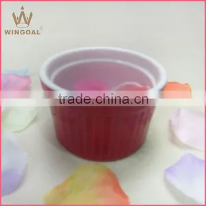 Stoneware Round Wave Ramekin and Ceramic Ramekin Bowl thumbnail-1