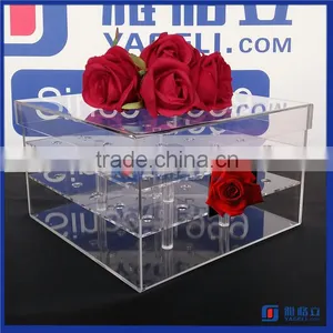 2016 High Quality China Manufactuer Customized 25 Roses Acrylic Rose Display Box thumbnail-2