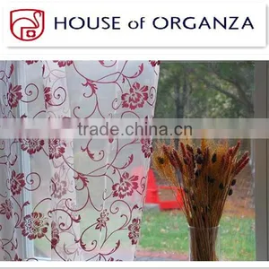 Flocking Organza for Curtains thumbnail-1