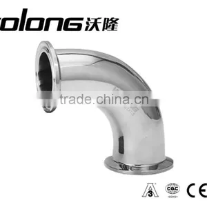Stainless Steel Sanitary Pipe Fittings& Clamp Elbow thumbnail-1