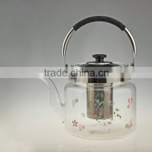 Morden Big Heat Resistant Glass Kettle Made in China thumbnail-5