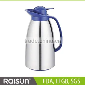 Food Grade Double Walls Stainless Steel Vacuum Coffee Pot 1.2L 1.5L 1.8L thumbnail-1