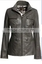 Fashion Style Women's Clothing,black Women Leather Jacket thumbnail-1