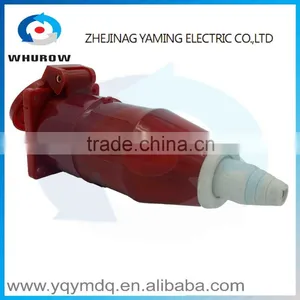 Industrial Sockets and Plugs IP44 Splash Proof Cable Protected Series High Quality Waterproof 3pin 4pin 5pin 16A Red Blue Color thumbnail-2