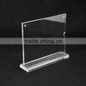 Mini Magnetic Flat Transparent Photograph Photo Acrylic Frame With Thick Tray thumbnail-2