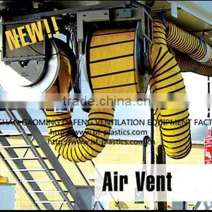 8'' x 4m SGS Certified Anti Flaming Strong PVC Flexible Air Conditioning Duct thumbnail-4