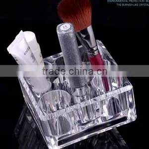 Square Cosmetic Organizer Lipstick Holder Organizer Makeup Brush Holder Storage Organizer thumbnail-3