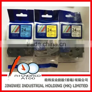 TZ-251 TZ-651 TZ-551 Compatible P-TOUCH Laminated TZ 24mm Label Tape thumbnail-1
