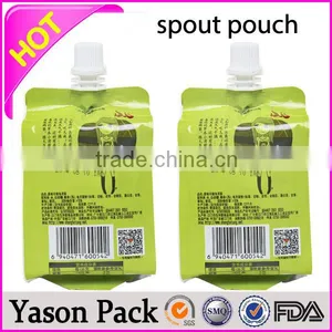 Yason Bottom Gusset Spout Pouches for Drink Disposable Spout Pouch Aluminum Foil Spout Pouch thumbnail-5